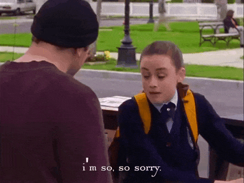 girl saying I'm so so so sorry girl saying I'm so so so sorry