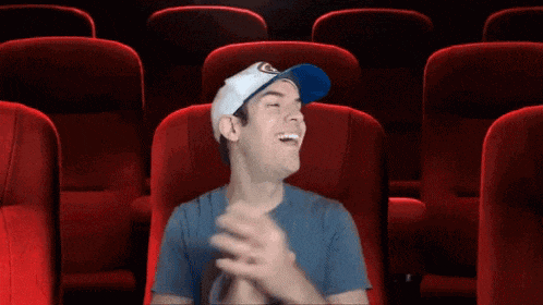 Man in the cinema Man in the cinema