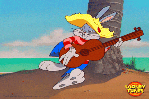 Looney tunes playing the guitar Looney tunes playing the guitar