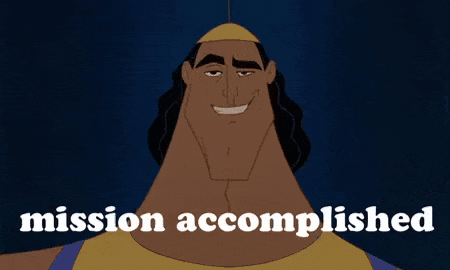 Man raising his eyebrow and says mission accomplished Man raising his eyebrow and says mission accomplished