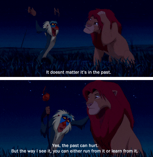 You can learn from the past You can learn from the past