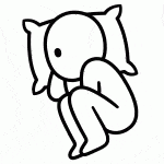Person shivering in bed Person shivering in bed